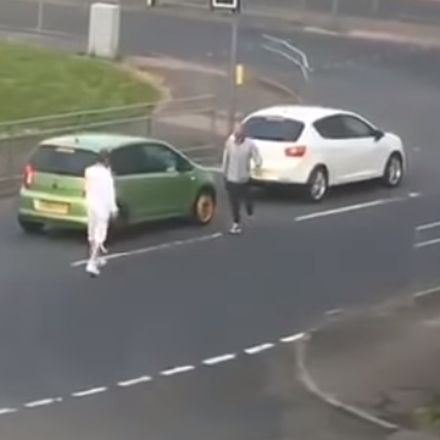 Verkeersruzie in Schotland